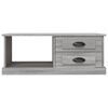 vidaXL Mesa de centro madera contrachapada gris Sonoma 90x50x35 cm