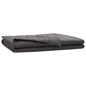 vidaXL Manta con peso Gris antracita 200 x 220 cm 13 kg