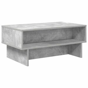 vidaXL Mesa de Caf&eacute; Gris Concreto 80 x 46 x 35 cm Madera de ingenier&iacute;a
