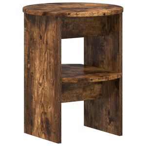 vidaXL Armario auxiliar Roble Ahumado &Oslash;40 x 50 cm Madera de ingenier&iacute;a