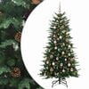 vidaXL &Aacute;rbol de Navidad artificial con ramas articuladas 150 cm