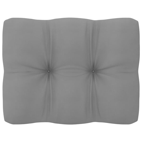 vidaXL Sofá de jardín 3 plazas con cojines madera maciza de pino