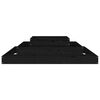 vidaXL Jardinera madera maciza de pino negro 110x110x27 cm