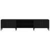vidaXL Gabinete de TV Roble Negro 180 x 31,5 x 40 cm