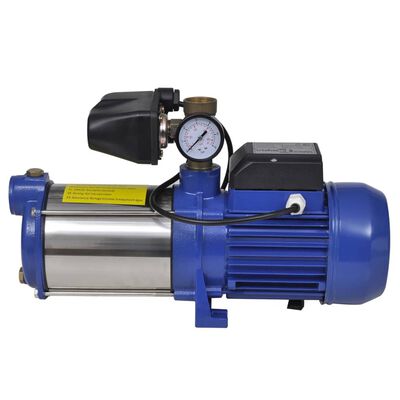 vidaXL Bomba de agua inyectores con calibre 1300 W 5100 L/h azul