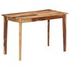 vidaXL Mesa de comedor de madera maciza de acacia 118x60x76 cm