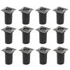 vidaXL Luces de suelo de exterior cuadradas 12 unidades
