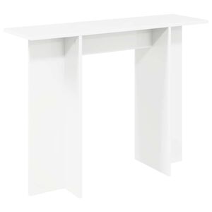 vidaXL Mesa Consola Blanco 100 x 30 x 75 cm Madera de ingenier&iacute;a