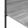 vidaXL Perchero para ropa Gris 120 x 44 x 160 cm Madera de ingenier&iacute;a