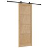 vidaXL Puerta Corredera ORKDAL Marr&oacute;n 83 x 232 cm