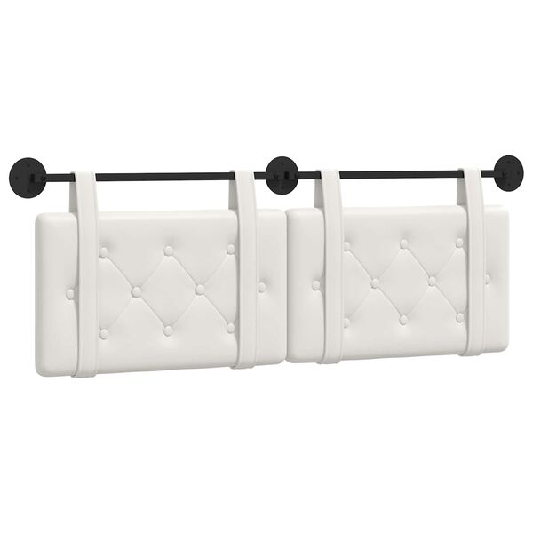 vidaXL Cabecera Colgante 130 x 55 x 5 cm Cuero sint&eacute;tico