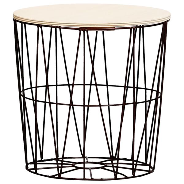 vidaXL Mesas de centro 4 unidades negro