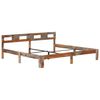 vidaXL Estructura de cama sin colch&oacute;n madera maciza 200x200 cm