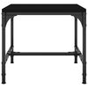 vidaXL Mesa auxiliar de madera contrachapada negro 40x40x35 cm