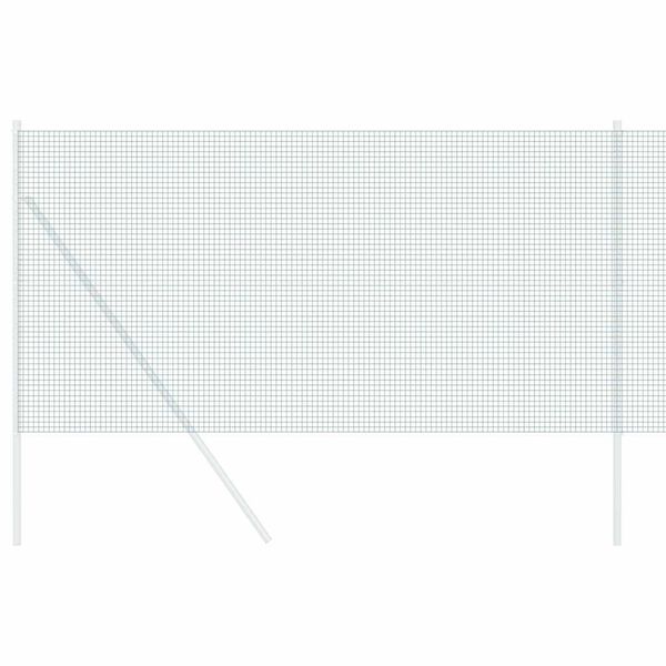 vidaXL Cerca de Alambre Soldado Verde 1.4 x 50 m Acero