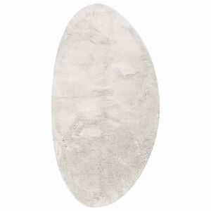 vidaXL Alfombras de &aacute;rea HUARTE Crema 100 x 200 cm Poli&eacute;ster