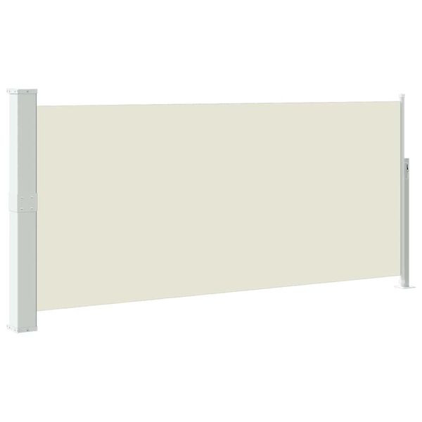 vidaXL Toldo lateral retr&aacute;ctil 140x300 cm crema
