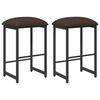 vidaXL Taburete de bar 2 uds. Topo 40 x 32 x 74 cm