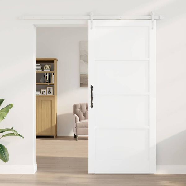 vidaXL Puerta Corredera ORKDAL 93 x 211 cm Madera de pino macizo