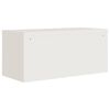 vidaXL Armario archivador acero blanco 90x40x130 cm