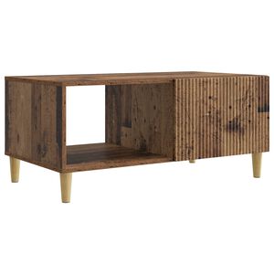 vidaXL Mesa de Caf&eacute; Madera envejecida 90 x 50 x 40 cm