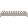 vidaXL Estructura de cama sin colchón tela gris claro 120x200 cm