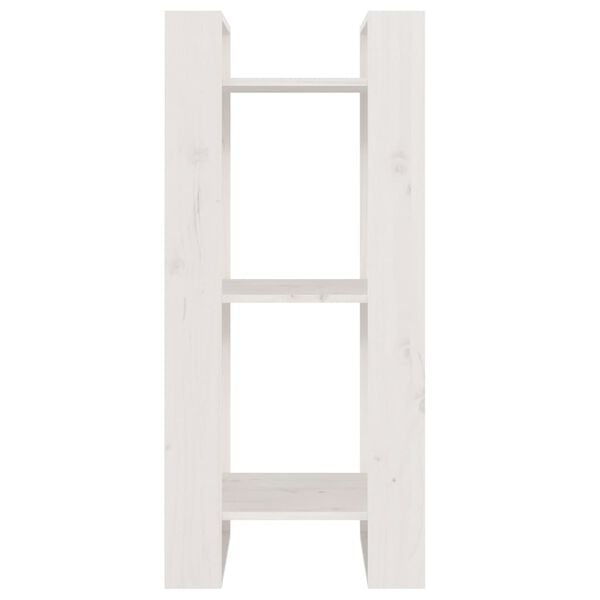 vidaXL Estanter&iacute;a/divisor de espacios madera pino blanco 41x35x91 cm