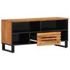 vidaXL Mueble de TV madera maciza de acacia 100x34x46 cm