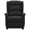 vidaXL Sill&oacute;n de masaje elevable tela negro