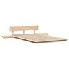 vidaXL Estructura de cama Marrón 120 x 200 cm Madera