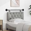 vidaXL Cabecera Colgante Gris Claro 90 x 55 x 7 cm Terciopelo
