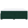 vidaXL Cama box spring con colch&oacute;n terciopelo verde oscuro 180x200 cm