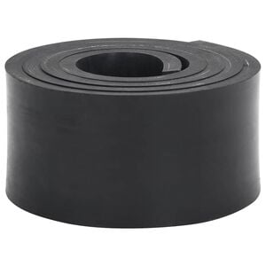 vidaXL Borde de goma para quitanieves negro 150x8x1 cm
