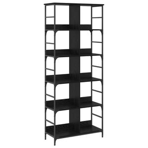 vidaXL Estante de libros 4 niveles 78,5 x 33 x 188,5 cm metal PB