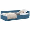 vidaXL Estructura de cama en esquina Azul 100 cm x 200 cm Terciopelo