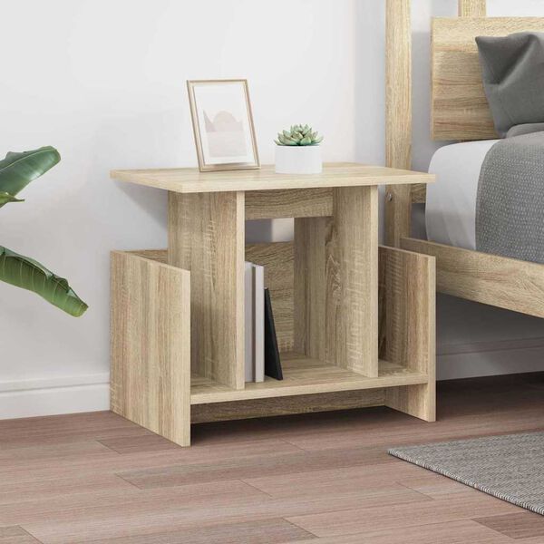 vidaXL Soporte de TV Roble Sonoma 50 x 35 x 45 cm Madera de ingenier&iacute;a