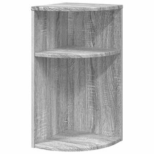 vidaXL Mesa Auxiliar Gris Sonoma 29,6 x 29,6 x 60 cm
