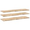 vidaXL Estantes flotantes 3 uds madera acacia sin tratar 140x40x2 cm