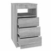 vidaXL Cajonera de madera contrachapada gris Sonoma 40x50x76 cm