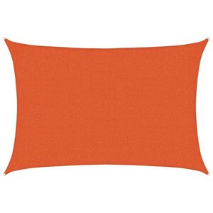 vidaXL Toldo de vela naranja HDPE 160 g/m&sup2; 2x2,5 m