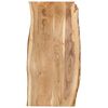 vidaXL Superficie de mesa madera maciza de acacia 118x(50-60)x2,5 cm