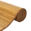 vidaXL Alfombra rectangular bamb&uacute; color natural 100x400 cm