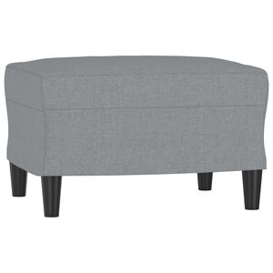 vidaXL Reposapi&eacute;s de tela gris claro 60x50x41 cm