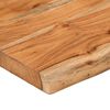 vidaXL Estante pared rectangular madera acacia borde vivo 180x20x3,8cm