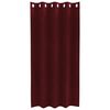 vidaXL Cortinas opacas 2 pcs Rojo vino 140 x 175 cm Terciopelo
