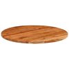 vidaXL Tablero de mesa redondo madera maciza de acacia &Oslash;90x2,5 cm