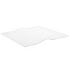 vidaXL Protector de mesa PVC mate 80x80 cm 1,6 mm