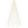 vidaXL Luces del &aacute;rbol de Navidad 210 LED Blanco C&aacute;lido 210 cm