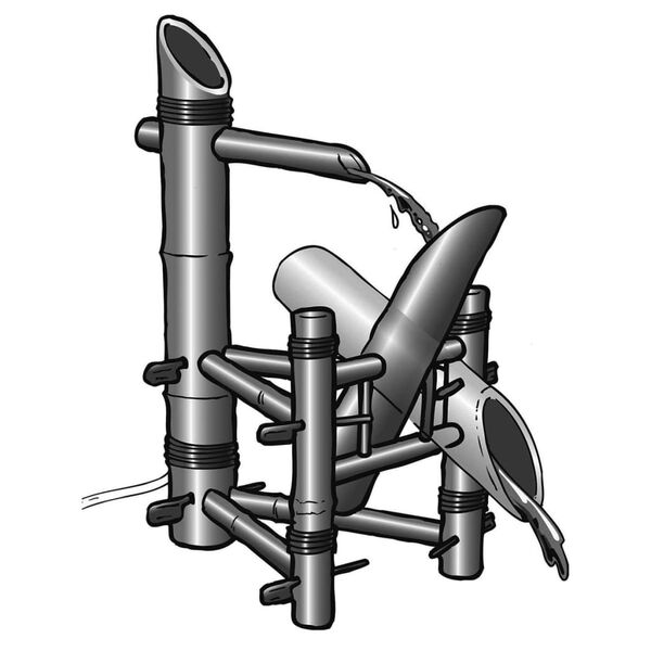 Ubbink Adorno de fuente Shishi Odosh bamb&uacute; 1221602