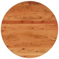 vidaXL Tablero de mesa redondo madera maciza de acacia Ø70x2,5 cm